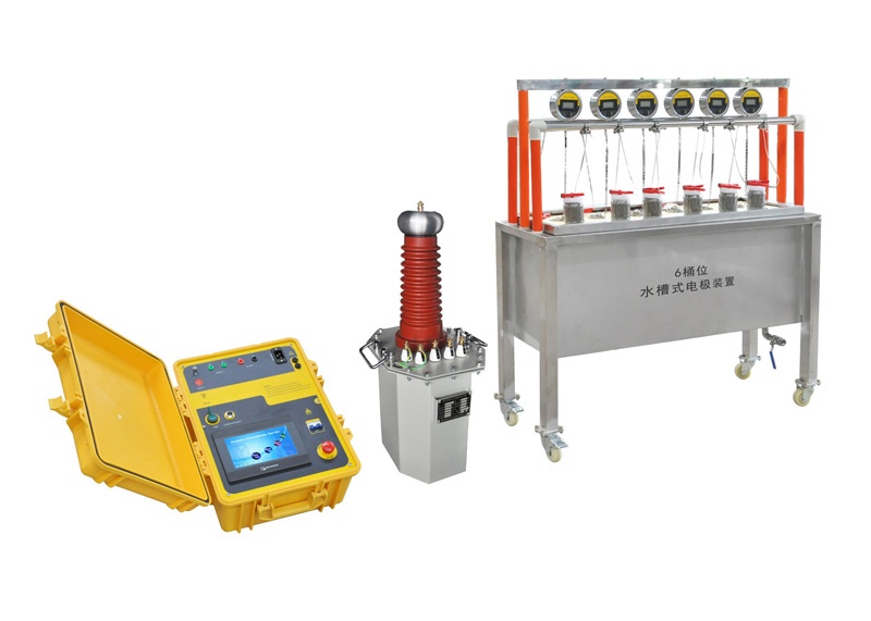 智能絕緣手套（靴）耐壓試驗裝置智能箱油變水槽式（6桶位）