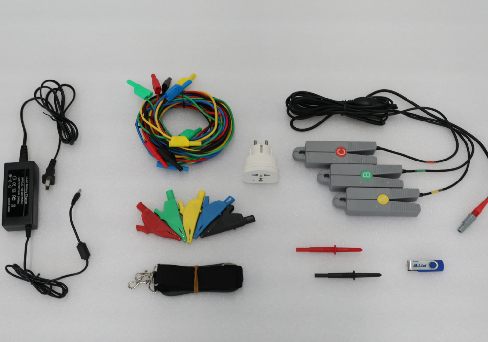 掌上式電能質(zhì)量分析儀配件圖