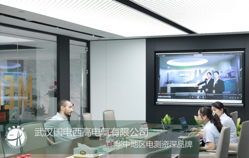 變壓器測試臺與無局放裝置成焦點(diǎn)，埃及客戶來訪國電西高